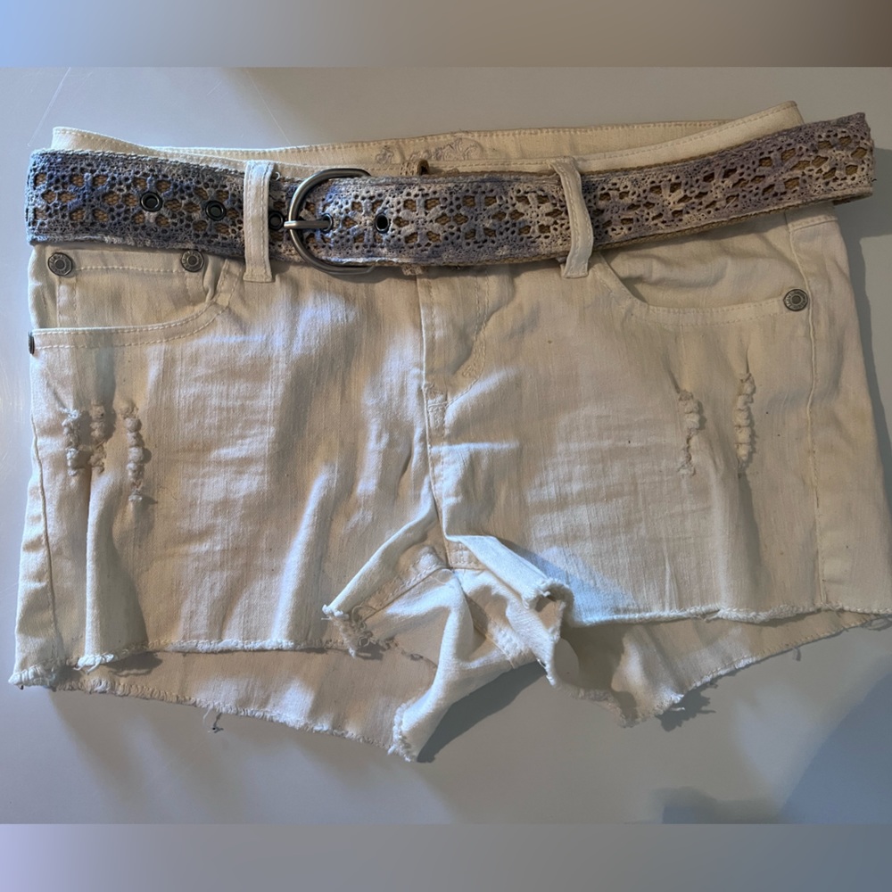 White Shorts
